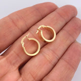 Candongas Diani 1.55gr / 1.5cm / Oro Amarillo 18K &
