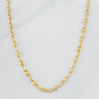Cadena Rustica Burbuja 10.25g / 55cm / 3.4mm Oro Amarillo 18K
