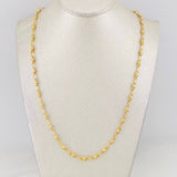 Cadena Rustica Burbuja 10.9g / 60cm / 3.28mm Oro Amarillo 18K