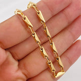 Cadena Rustica 14.7g / 60cm / 3.6mm Oro Amarillo 18K
