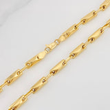 Cadena Rustica 14.7g / 60cm / 3.6mm Oro Amarillo 18K