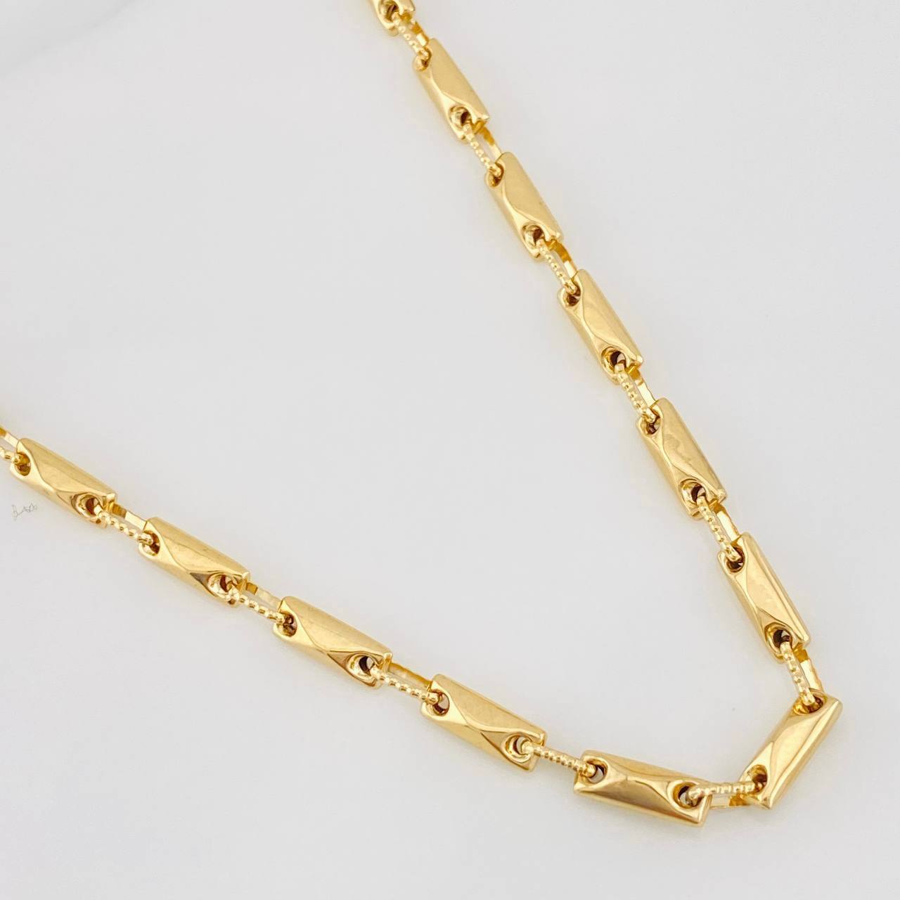 Cadena Rustica 14.7g / 60cm / 3.6mm Oro Amarillo 18K
