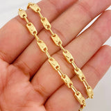 Cadena Rustica Corona 10.85g / 50cm / 4.21mm Oro Amarillo 18K