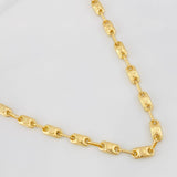 Cadena Rustica Corona 10.85g / 50cm / 4.21mm Oro Amarillo 18K