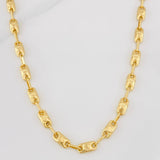 Cadena Rustica Corona 10.85g / 50cm / 4.21mm Oro Amarillo 18K