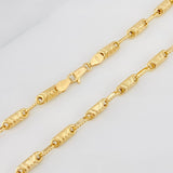Cadena Rustica 12.15g / 60cm / 3.65mm Oro Amarillo 18K