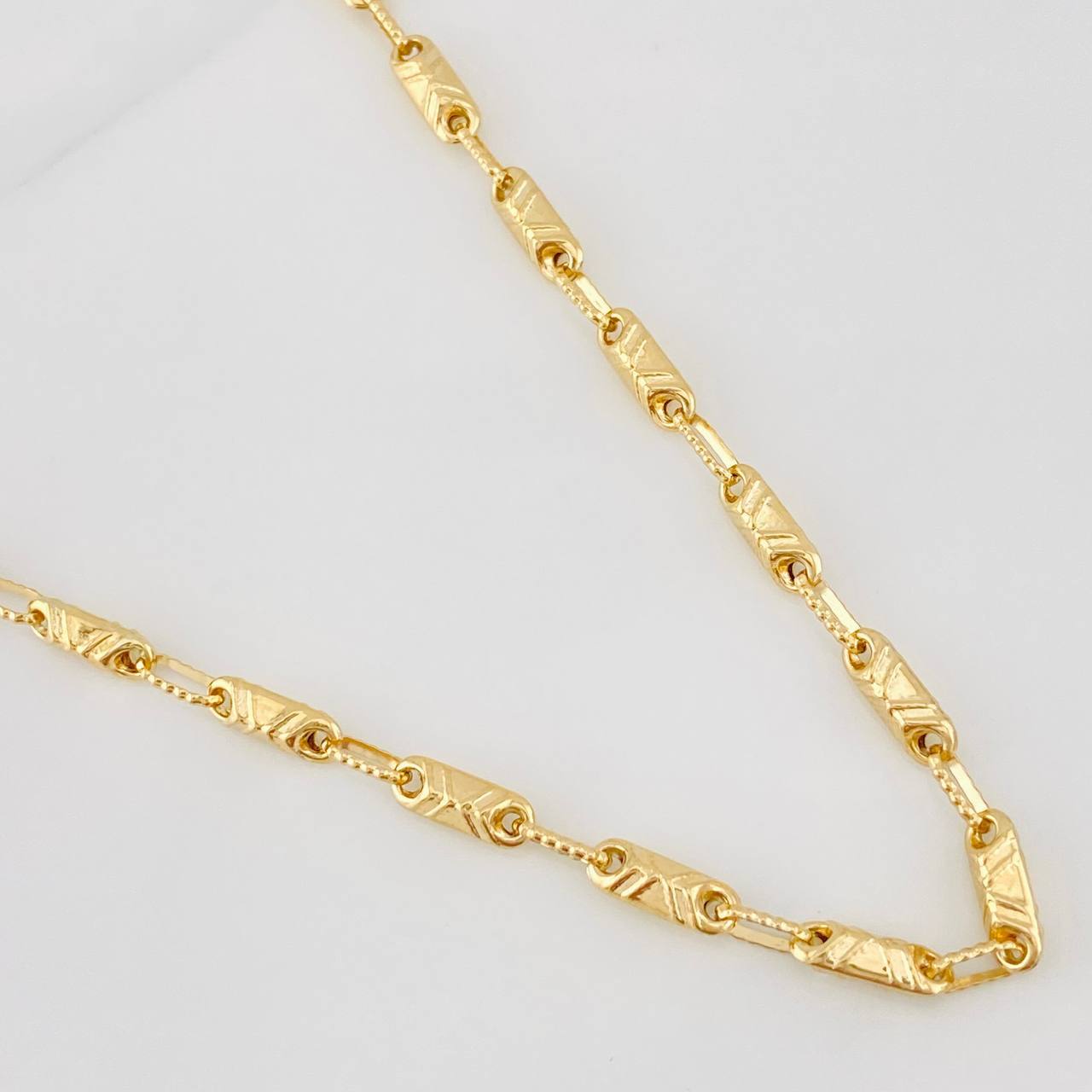 Cadena Rustica 12.15g / 60cm / 3.65mm Oro Amarillo 18K