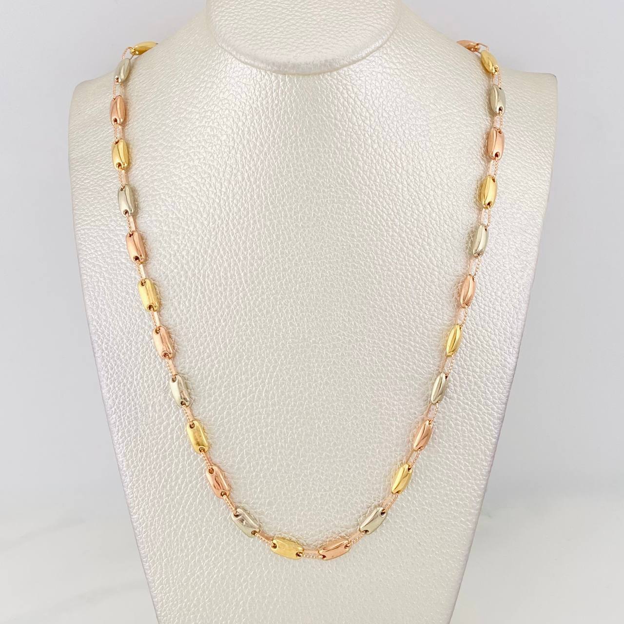 Cadena Rustica Adije 13.7g / 60cm / 4.3mm Tres Oros 18K
