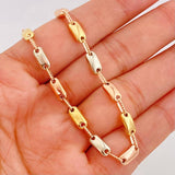 Cadena Rustica Adije 13.7g / 60cm / 4.3mm Tres Oros 18K