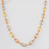 Cadena Rustica Corona 12.05g / 55cm / 4.23mm Tres Oros 18K