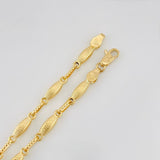 Pulso Rustica Eslabon 3.65g / 20cm / 3.17mm Oro Amarillo 18K
