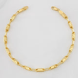 Pulso Rustica 4.3g / 20.05cm / 3.54mm Oro Amarillo 18K