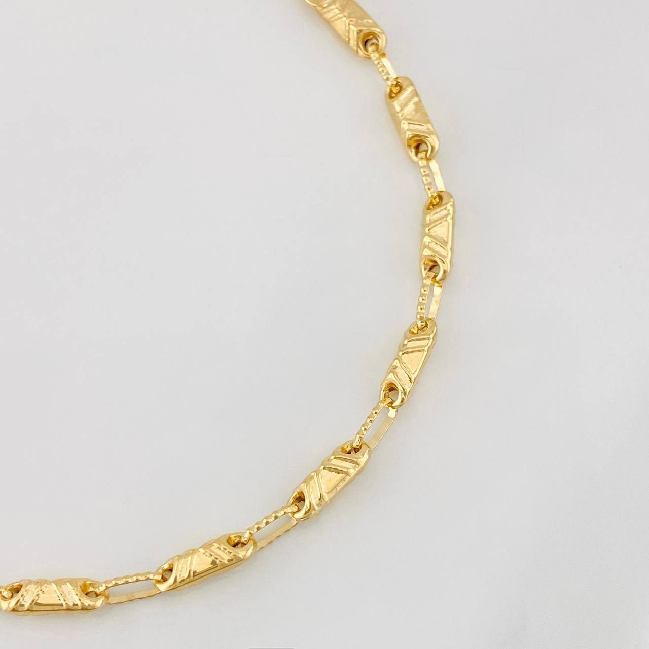 Pulso Rustica 4.3g / 20.05cm / 3.54mm Oro Amarillo 18K