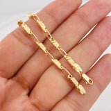 Pulso Rustica 4.3g / 20.05cm / 3.54mm Oro Amarillo 18K