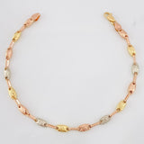 Pulso Rustica Paris 3.65g / 19cm / 3.48mm Tres Oros 18K