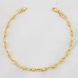 Pulso Rustica Burbuja 3.85g / 20cm / 3.22mm Oro Amarillo 18K