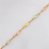 Pulso Rustica Eslabon 3.65g / 20cm / 3.11mm Tres Oros 18K