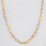 Pulso Rustica Eslabon 10.3g / 61cm / 3.17mm Tres Oros 18K