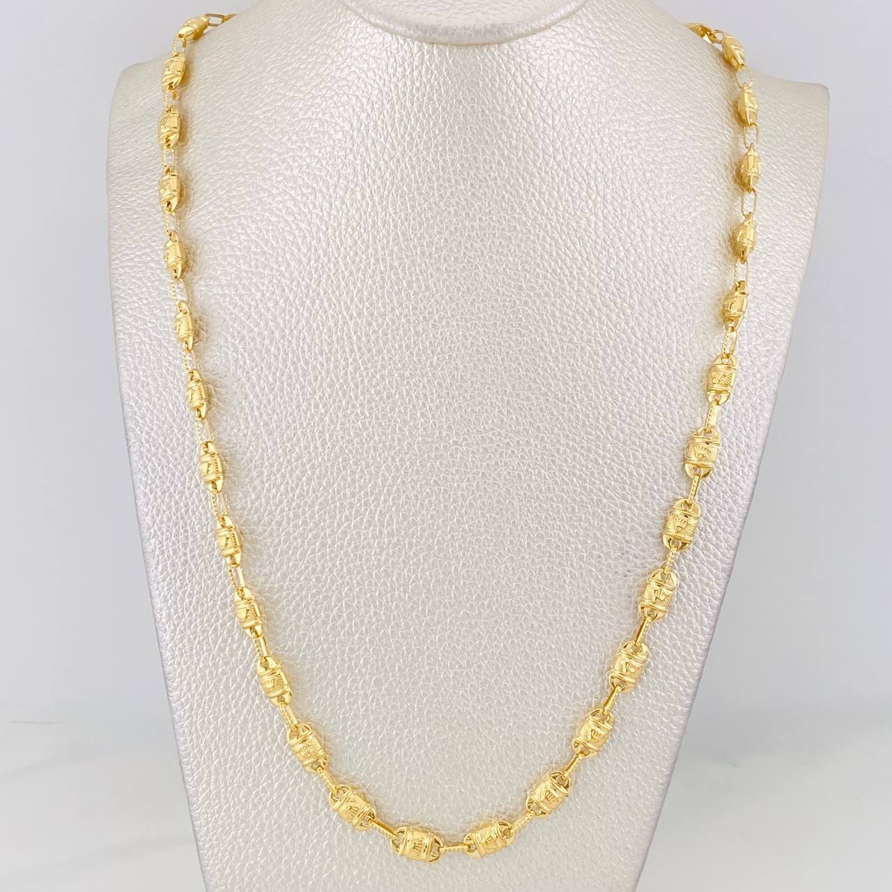 Cadena Rustica Corona 16.2g / 60cm / 5.24mm Oro Amarillo 18K