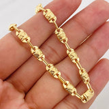 Cadena Rustica Corona 16.2g / 60cm / 5.24mm Oro Amarillo 18K