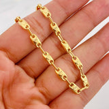 Cadena Rustica Corona 13.65g / 60cm / 4.34mm Oro Amarillo 18K