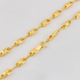 Cadena Rustica Corona 13.65g / 60cm / 4.34mm Oro Amarillo 18K