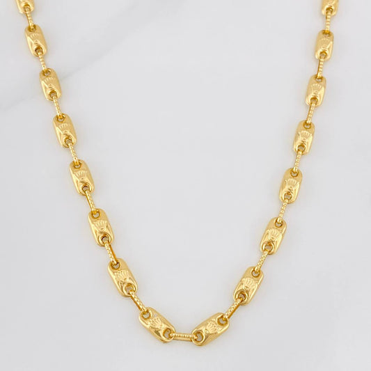 Cadena Rustica Corona 13.65g / 60cm / 4.34mm Oro Amarillo 18K