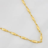 Cadena Rustica Eslabon 10.4g / 60cm / 3.15mm Oro Amarillo 18K