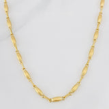 Cadena Rustica Eslabon 10.4g / 60cm / 3.15mm Oro Amarillo 18K