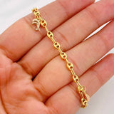 Tobillera GC Figuras 3.75g / 24.05cm / 3.7mm Oro Amarillo 18K
