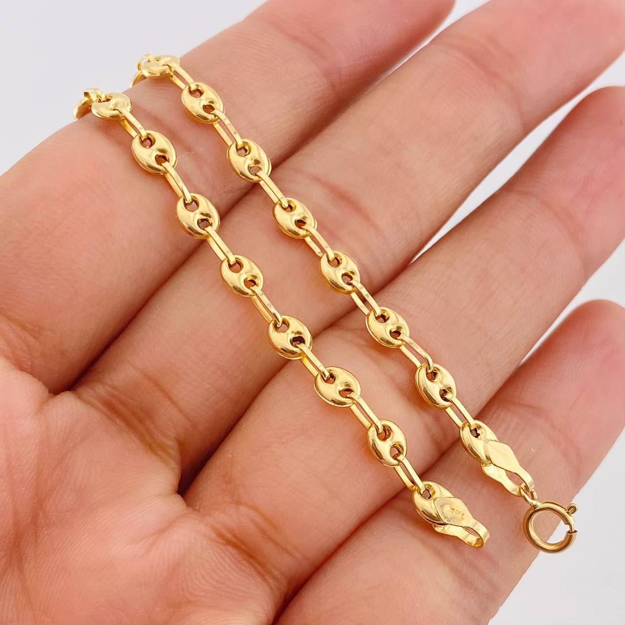 Tobillera GC 3.35g / 26.05cm / 3.91mm Oro Amarillo 18K
