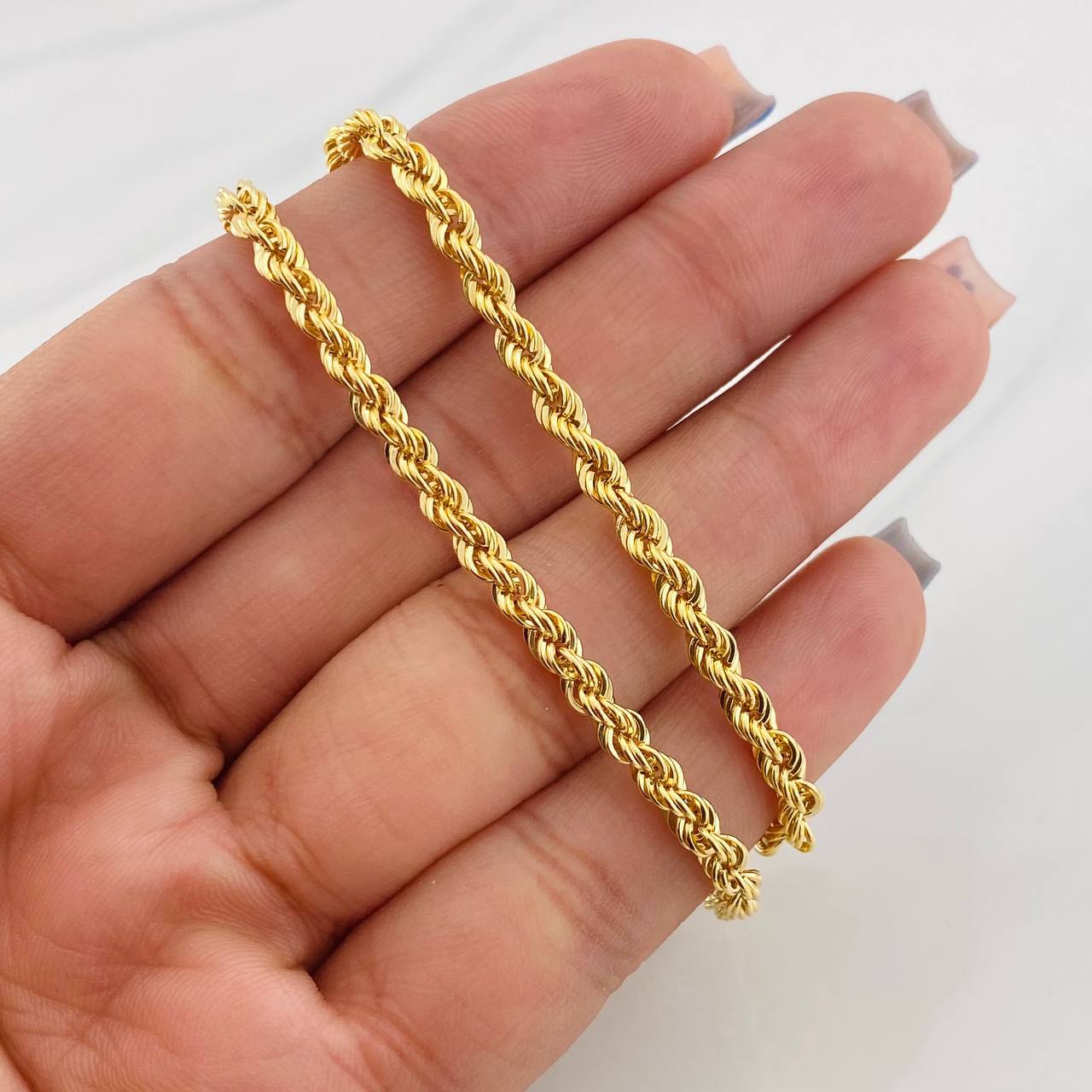 Cadena Lazo 8.65g / 60cm / 3.25mm Oro Amarillo 18K