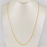 Cadena China 3.1g / 60cm / 1.26mm Oro Amarillo 18K