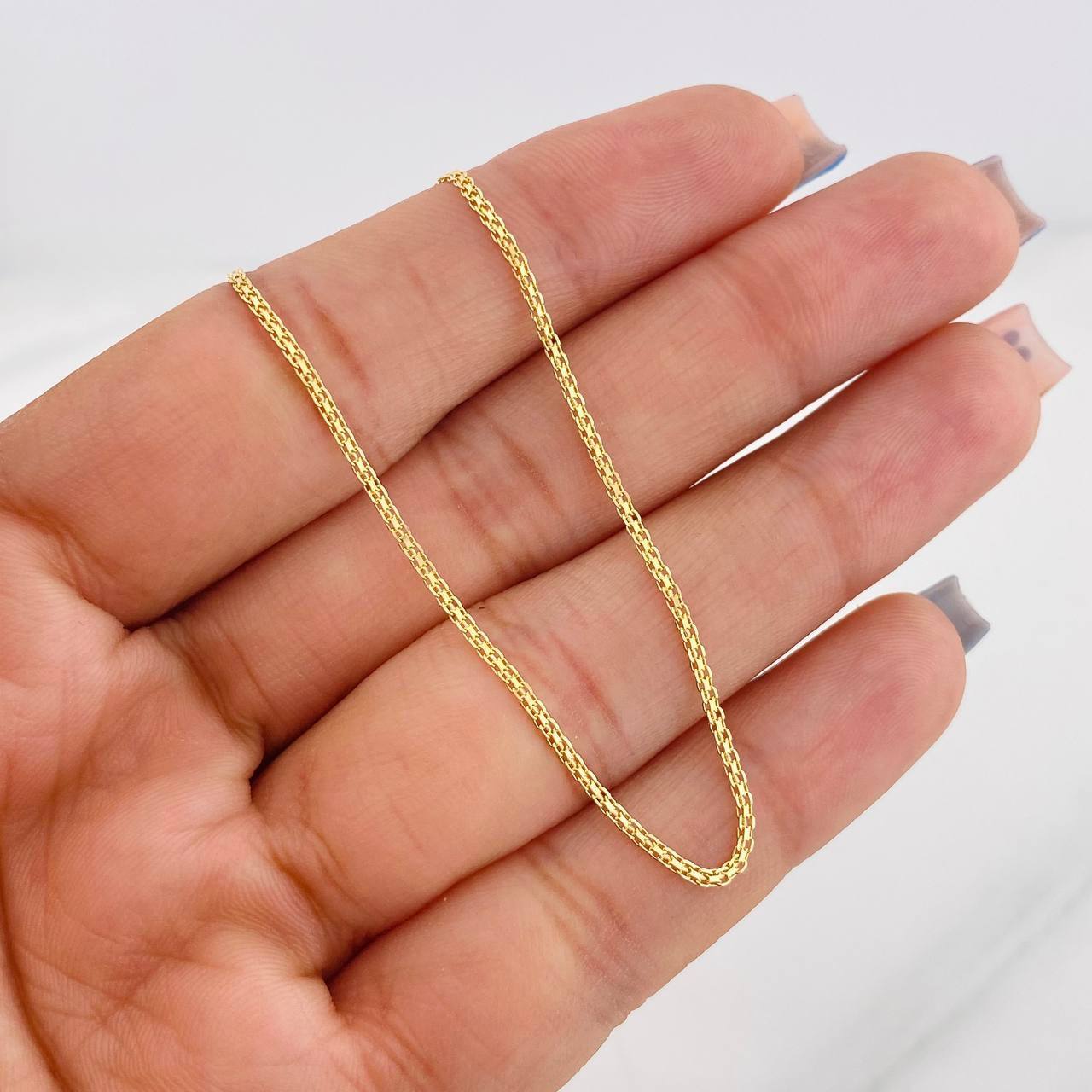 Cadena China 2.85g / 60cm / 1.23mm Oro Amarillo 18K