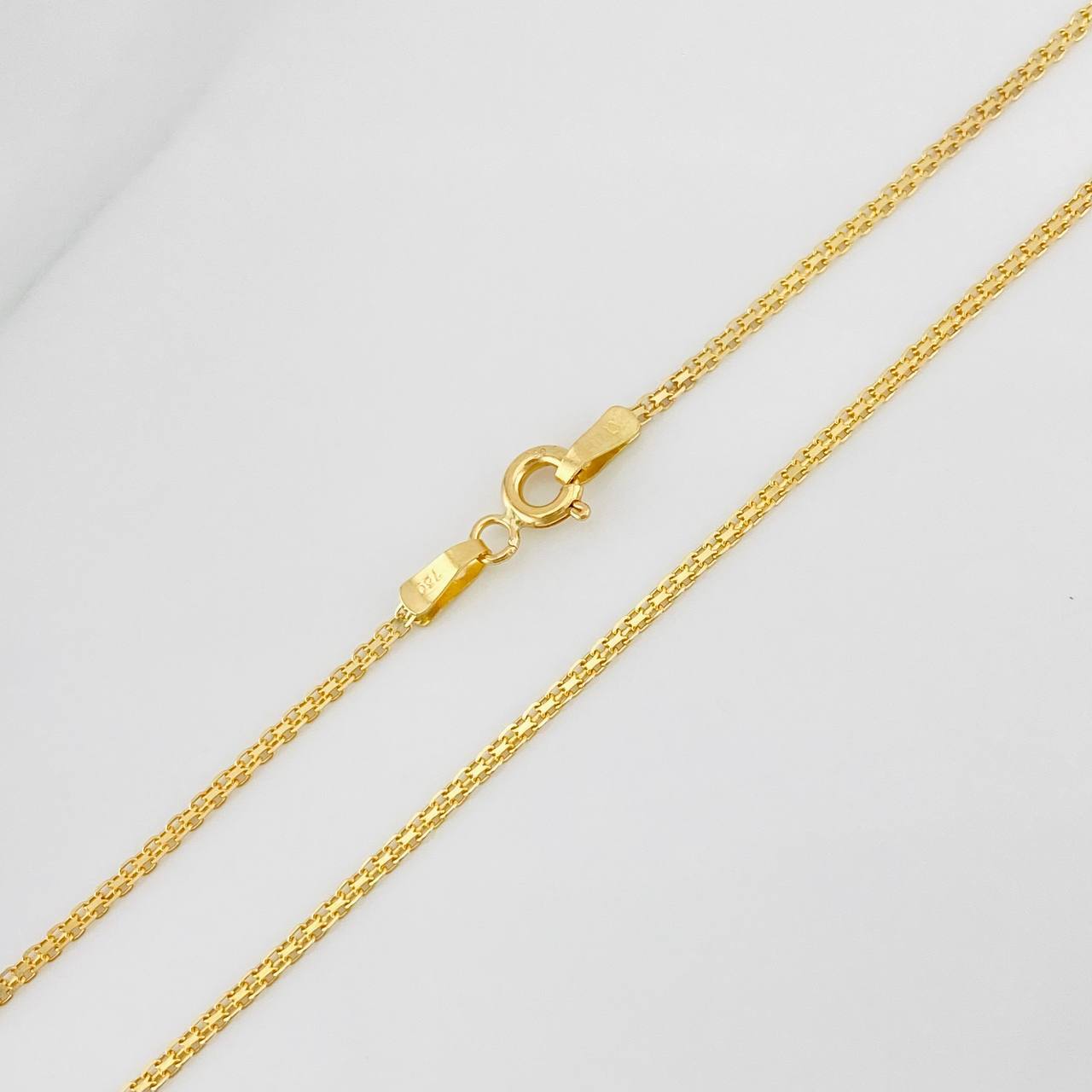 Cadena China 3.1g / 60cm / 1.26mm Oro Amarillo 18K