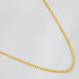 Cadena China 2.85g / 60cm / 1.23mm Oro Amarillo 18K