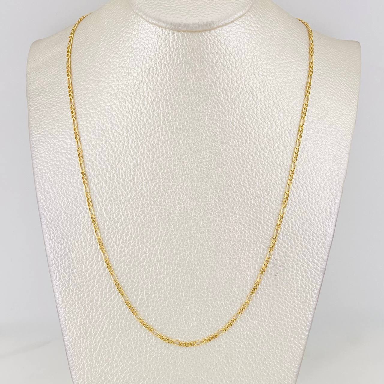 Cadena Figaro 1.8g / 60cm / 1.72mm Oro Amarillo 18K