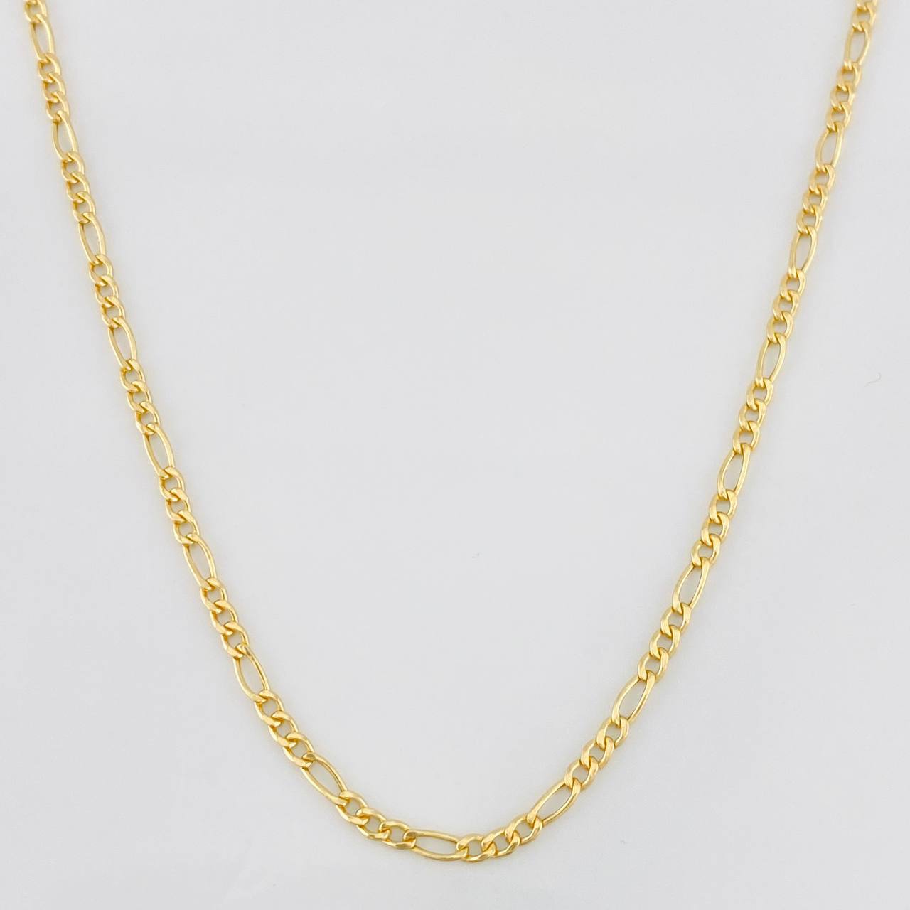 Cadena Figaro 1.8g / 60cm / 1.72mm Oro Amarillo 18K