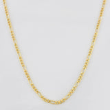 Cadena Figaro 1.8g / 60cm / 1.72mm Oro Amarillo 18K