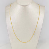 Cadena China 1.75g / 50cm / 1mm Oro Amarillo 18K