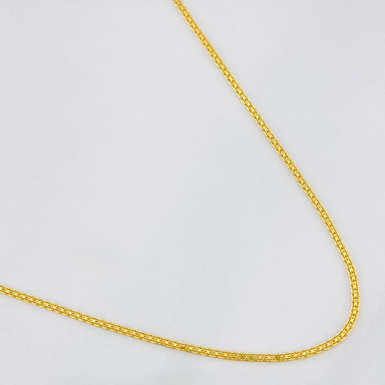 Cadena China 1.75g / 50cm / 1mm Oro Amarillo 18K