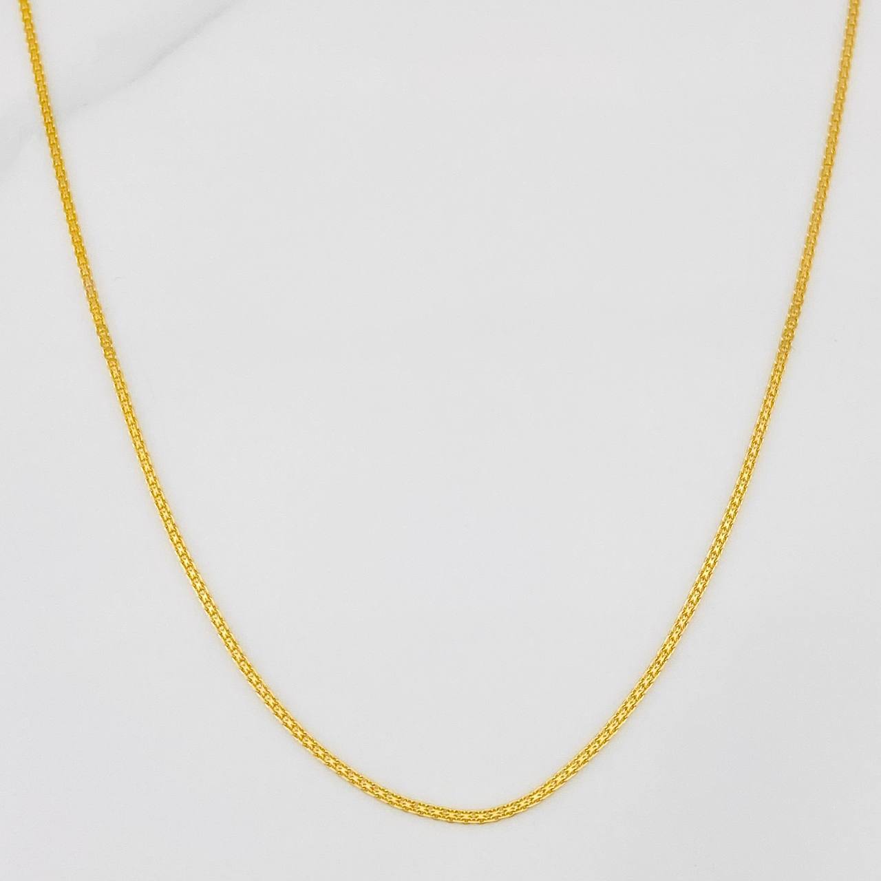 Cadena China 2.05g / 60cm / 0.95mm Oro Amarillo 18K