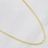 Cadena Escalera Plana 3.25g / 60cm / 1.65mm Tres Oros 18K