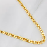 Cadena Cubana 5.1g / 60cm / 4.45mm Oro Amarillo 18K