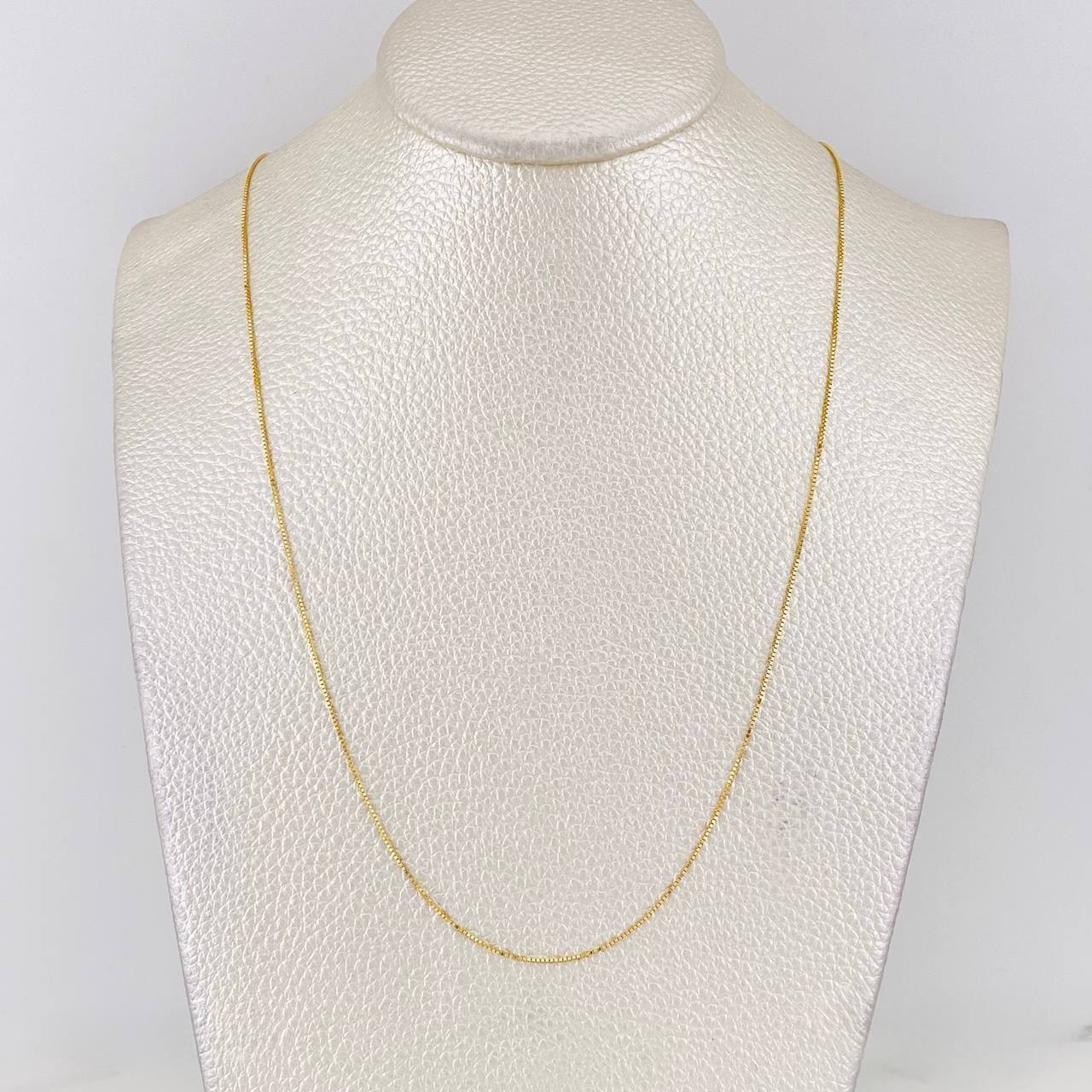 Cadena Veneciana 1.15g / 45cm / 0.65mm Oro Amarillo 18K
