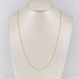 Cadena Veneciana 1.15g / 45cm / 0.65mm Oro Amarillo 18K