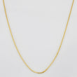Cadena Veneciana 1.35g / 50cm / 0.62mm Oro Amarillo 18K