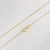 Cadena Veneciana 1.2g / 45cm / 0.5mm Oro Amarillo 18K