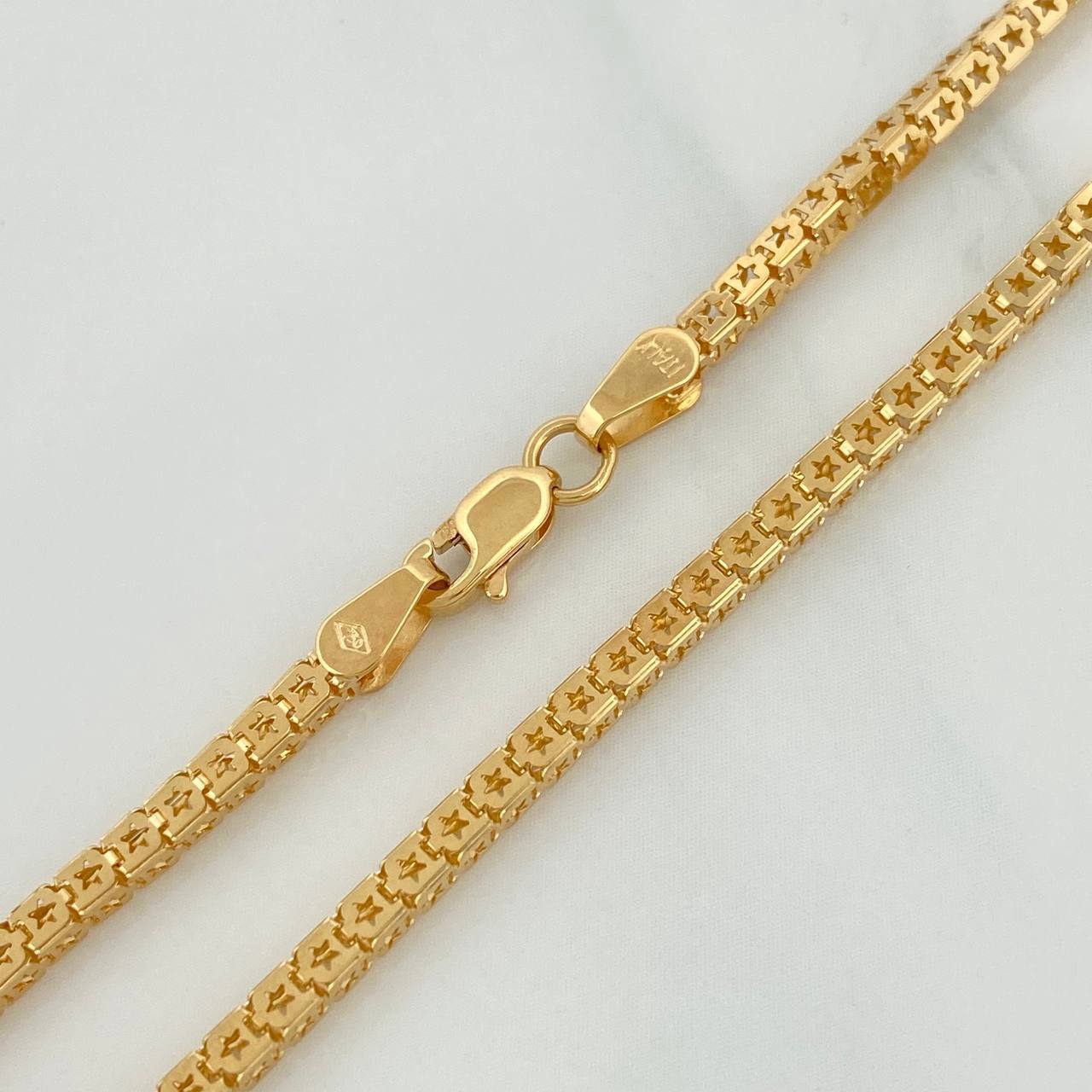 Cadena Veneciana Estrellas 8.15 g / 49.7 cm / 2.1 mm Oro Amarillo 18K