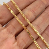 Cadena Veneciana Estrellas 8.15 g / 49.7 cm / 2.1 mm Oro Amarillo 18K